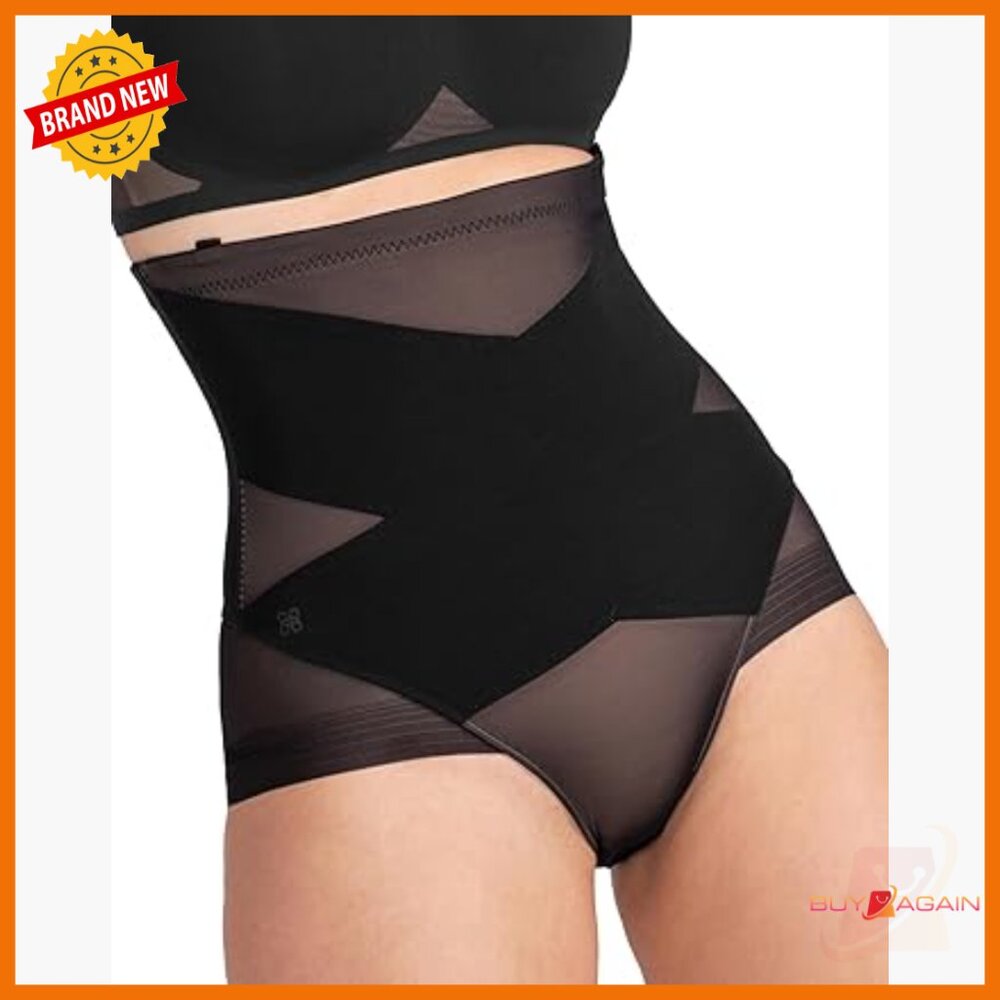 High Compression Shapewear Brief, Nylon Spandex, Sizes 2-4, All Day Comfort